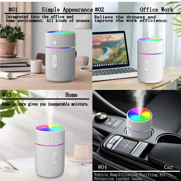 Colorful Humidifier with LED Light - Picture 4 of 7